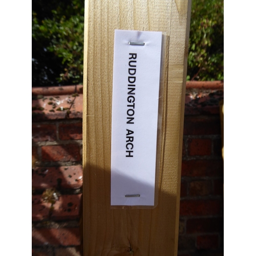 2 - Wooden garden 'Ruddington' arch (1.6 x 2.1 x 0.55m)