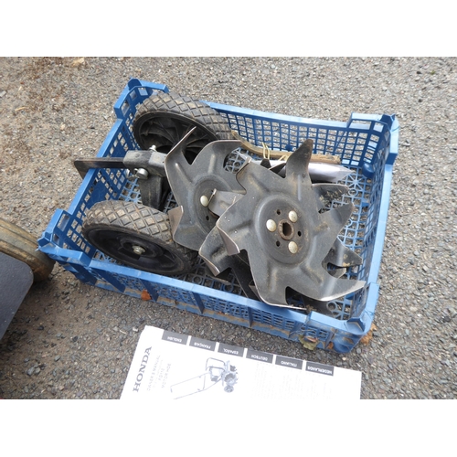 29 - Honda FG110 petrol motor hoe/scarifier