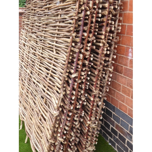 3 - Hazel hurdle panels (approximately 6' x 5') (7)