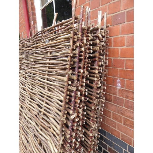 3 - Hazel hurdle panels (approximately 6' x 5') (7)