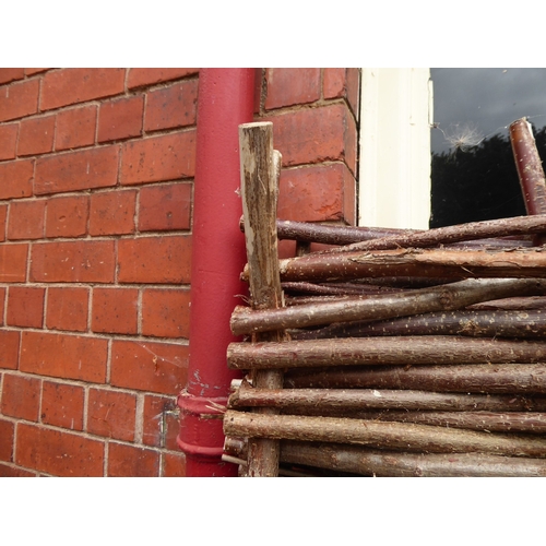 3 - Hazel hurdle panels (approximately 6' x 5') (7)