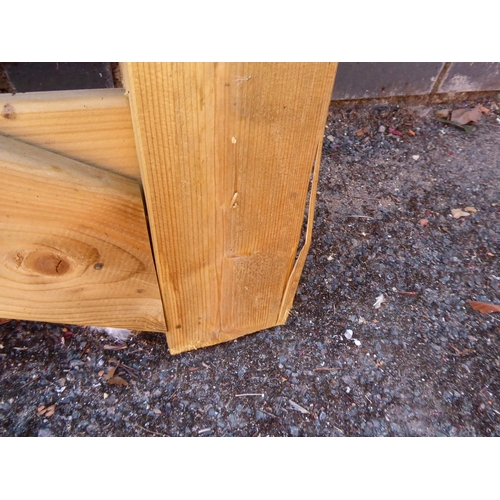 15 - Heavy duty wooden 'Wessex' gate (approximately 12')