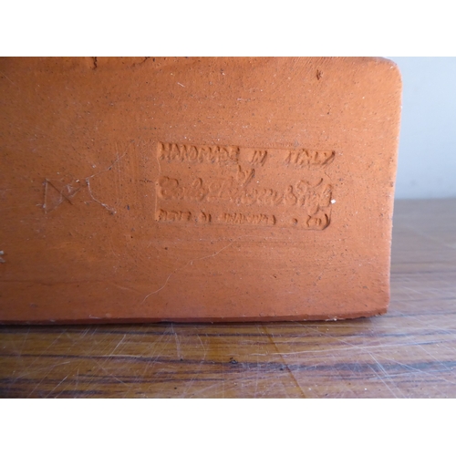 51 - Pair of Italian handmade terracotta lion statues - Carlo Benocci - Figli (21