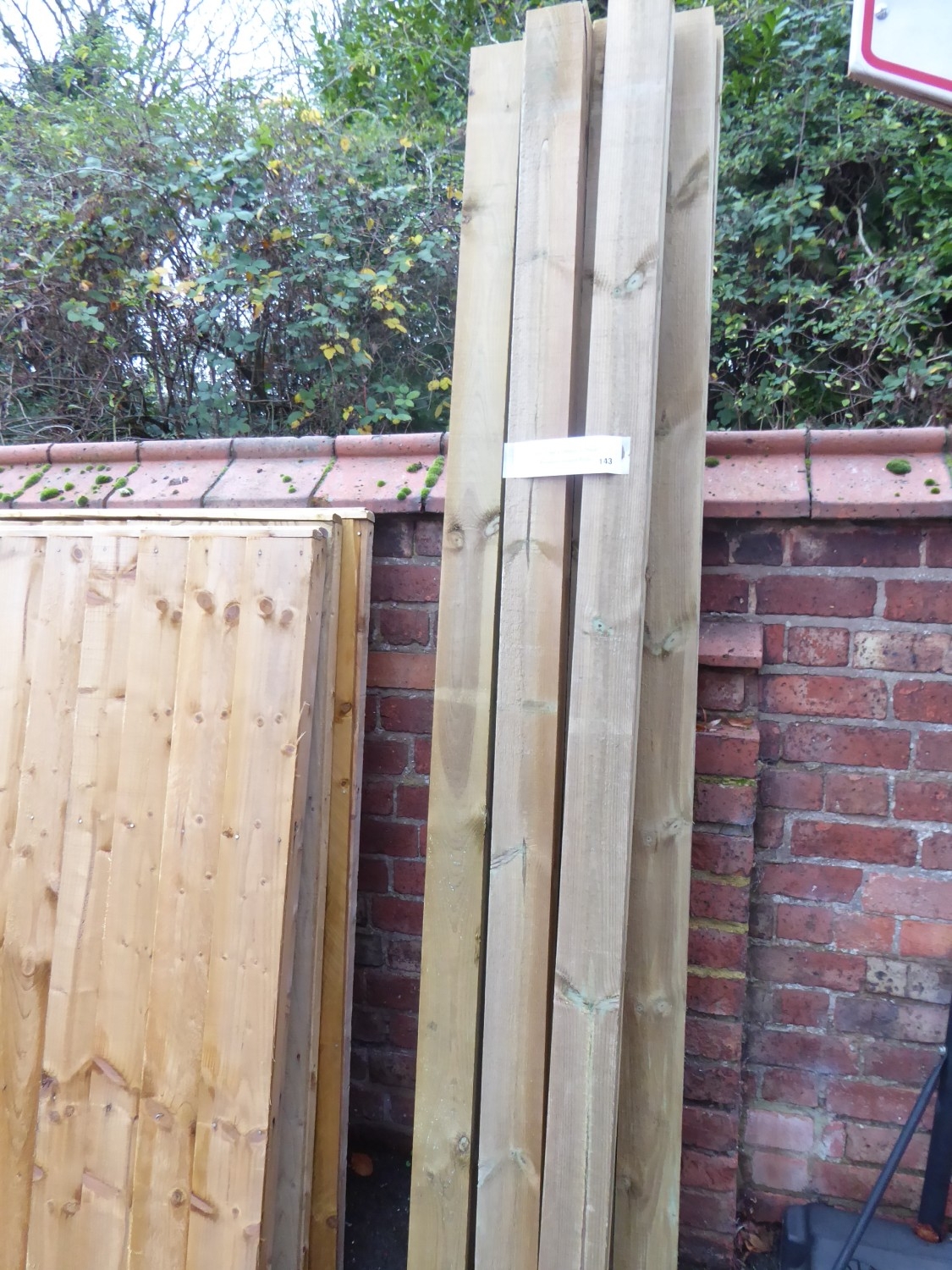 Pressure treated fence posts - 2400 x 100 x 75mm (10)
