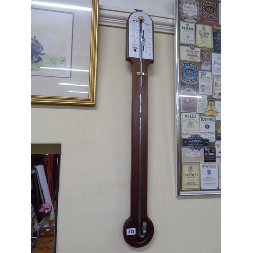 20thC stick barometer - Russell, Norwich