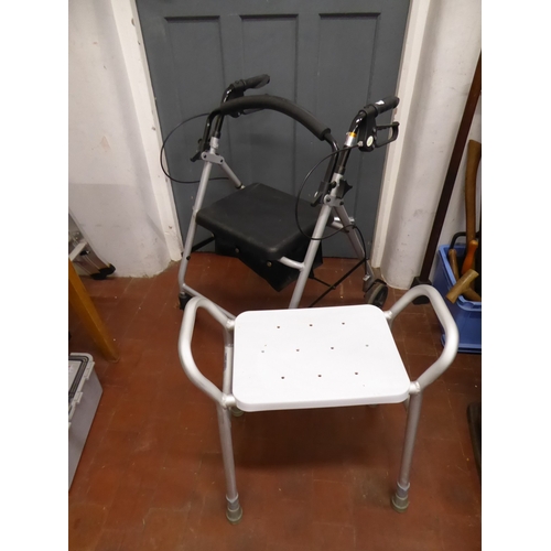 54 - Fenetic mobility walker and shower seat (2)