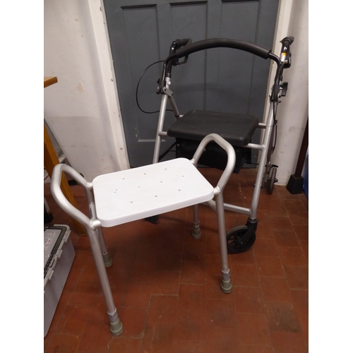 54 - Fenetic mobility walker and shower seat (2)