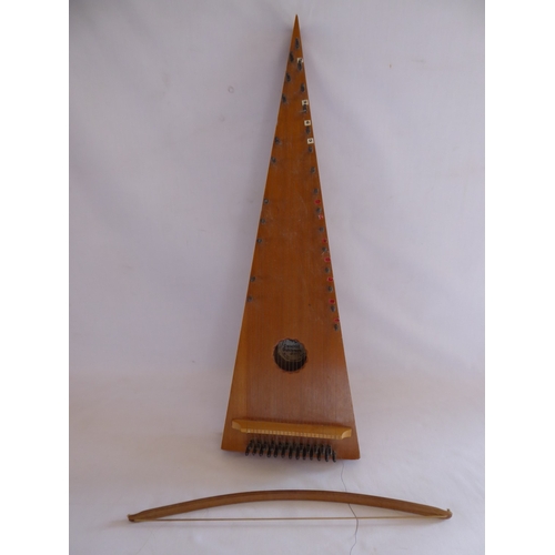 Vintage Deadrat Dulcimers Psaltery triangular wooden stringed ...