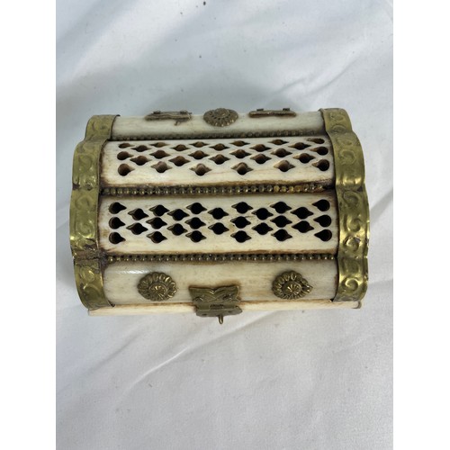 8 - Antique Bone Jewellery Box