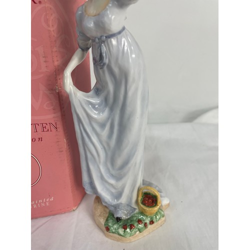 22 - Boxed Royal Worcester Jane Austin Collection Figurine By Emma Woodhouse