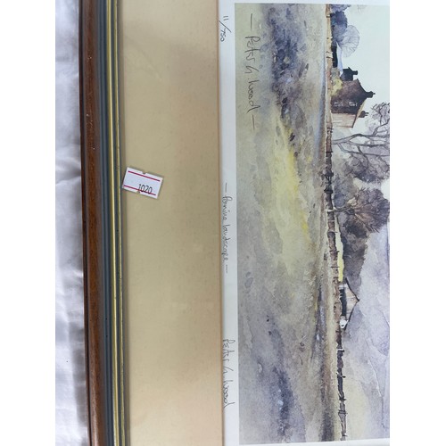 35 - Limited Edition signed Print 11/750 By Peter Wood (Pennine Landscape)