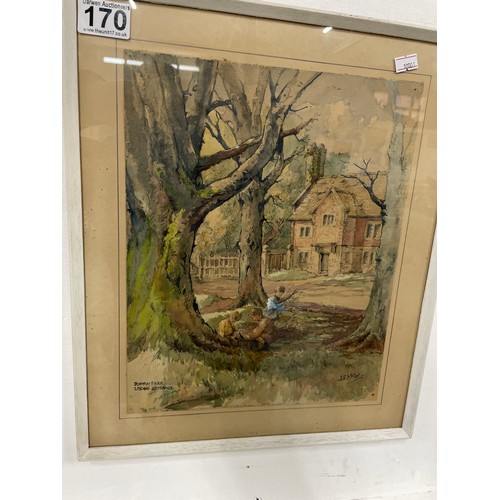 72 - 2 Signed J.E Millett Water Colours