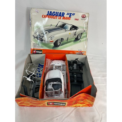 142 - Burago Metal Model Kit Jaguar 'E' Le Mans