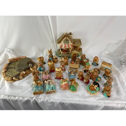 69 - Large Collection Of Pendelfin Figures.