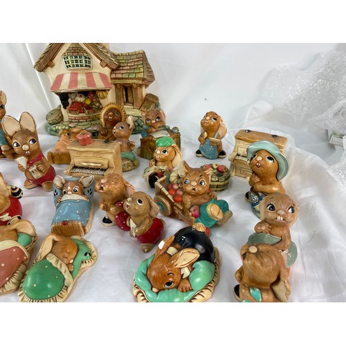 69 - Large Collection Of Pendelfin Figures.