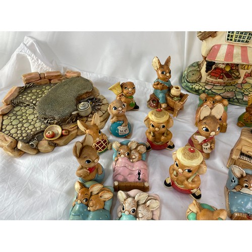 69 - Large Collection Of Pendelfin Figures.