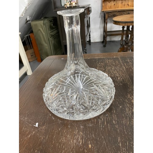 196 - Crystal Ships Decanter