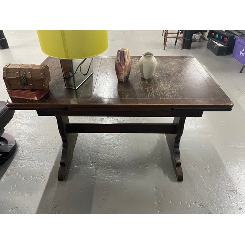 205 - 1930's Oak Extendable Dining Table