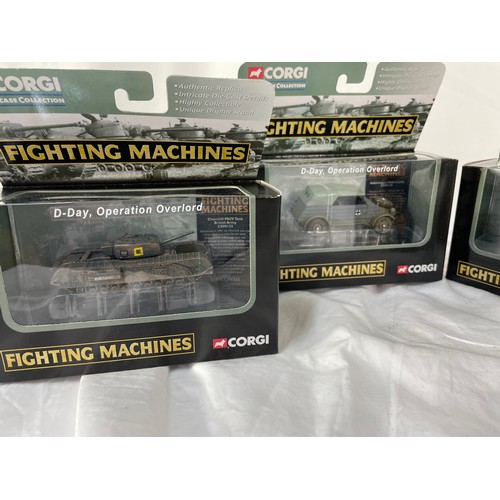 261 - 4 X Corgi Die Cast Vehicles 'Operation D-Day'