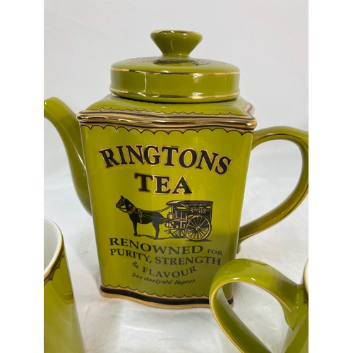 298 - Ltd Edition Ringtons Green Fine China Tea Set