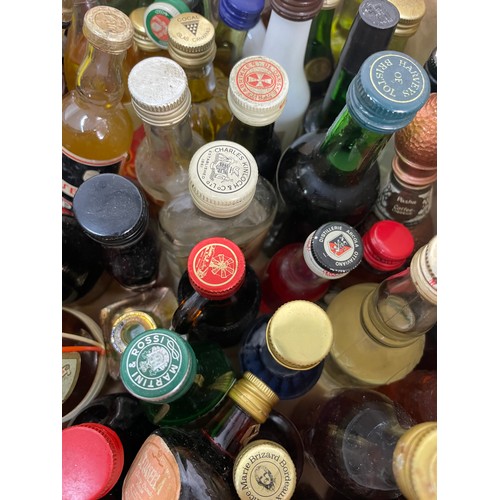 300 - Approx 70 Full Minature Alcohol Bottles