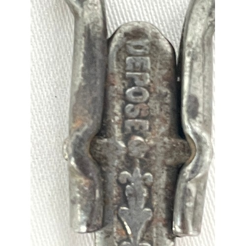 323 - Depose Of France Victorian Steel Glove Button Hook