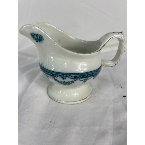 338 - Early 20th Century Belmont Opaque China Gravy Boat