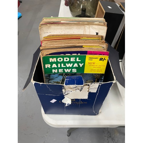 369 - Box Of Vintage Railway Model Magazines