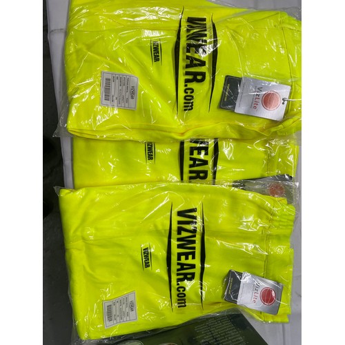 192 - 3 Pairs Of 2XL High Viz Work Pants