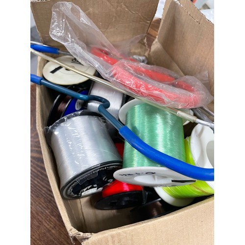 227 - Box Of Fishing Accessories