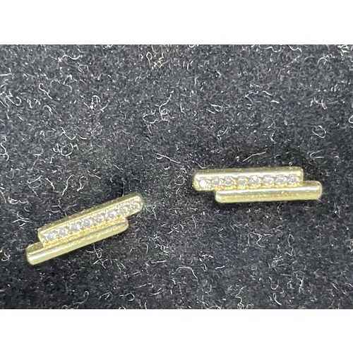 217 - Gold Plated Stirling Silver Earings