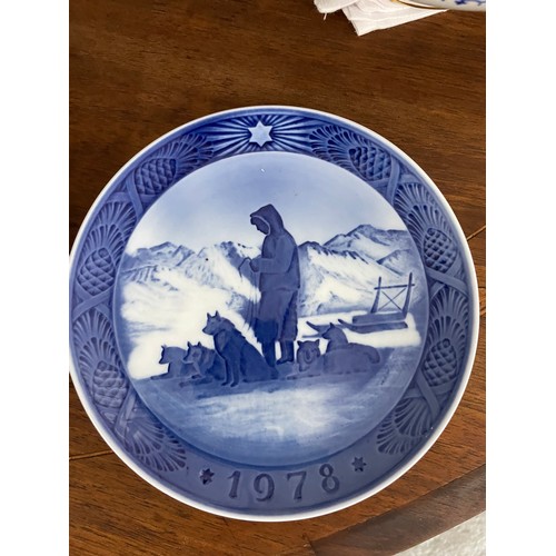 260 - 1978 Royal Copenhagen Plate In Blue & White