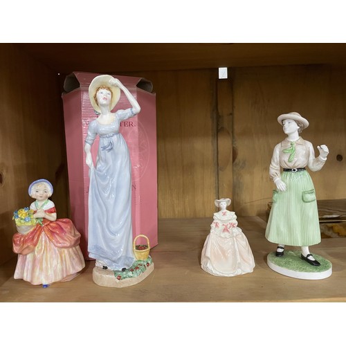 271 - Selection Of Royal Worcester & Coalport Figurines