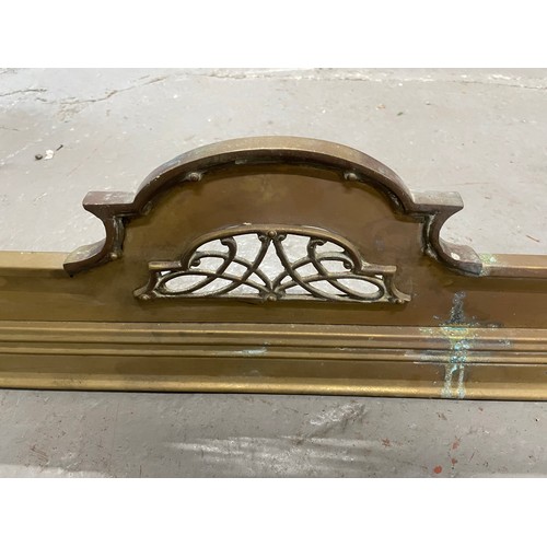 58 - Art Deco Copper & Brass fire surround