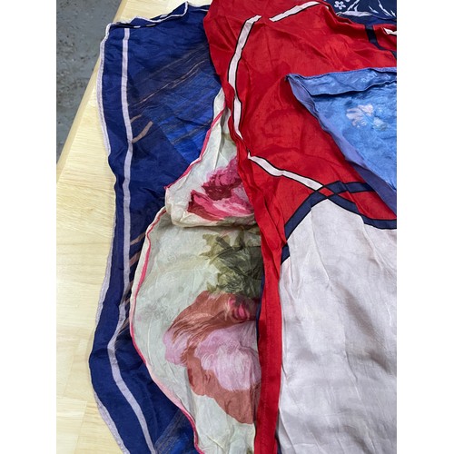 313 - Selection Of Vintage Silk Scarves