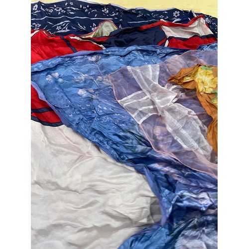 313 - Selection Of Vintage Silk Scarves