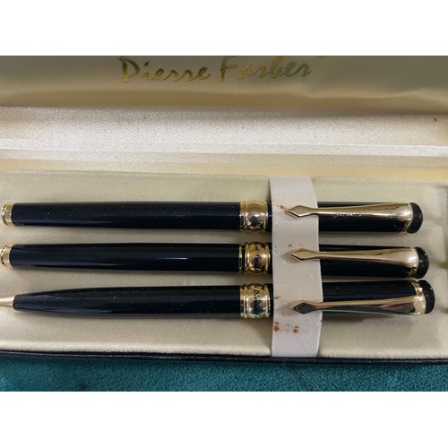 316 - Pierre Farber Pen Writing Set