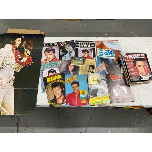 35 - Large Selection Of Elvis Posters & Momorabilia