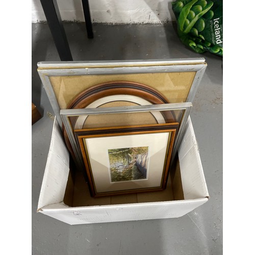 63 - Box Of picture Frames