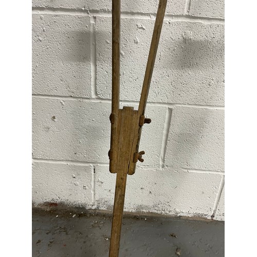 76 - Pair Of Vintage Coopers Wooden Crutches