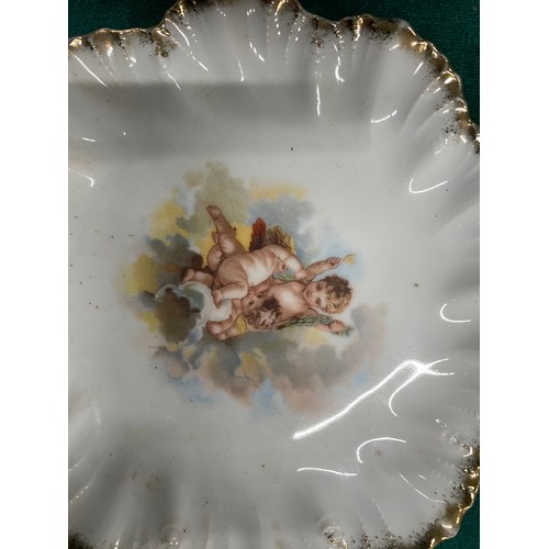 106 - 2 x China Plates Depicting Cherubs