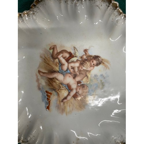 106 - 2 x China Plates Depicting Cherubs