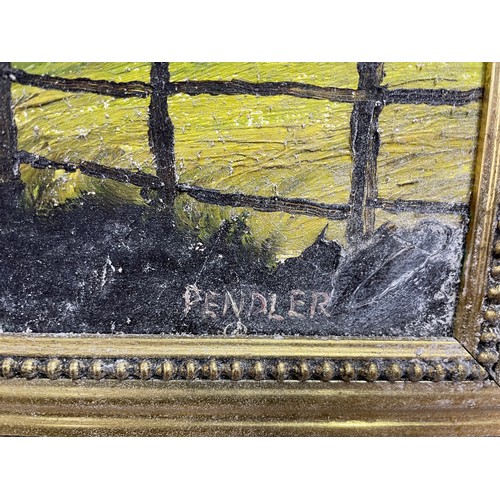 144 - Oil Painting By Pendler
