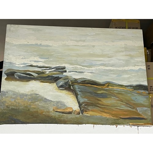 160 - Large Canvass Oil Painting