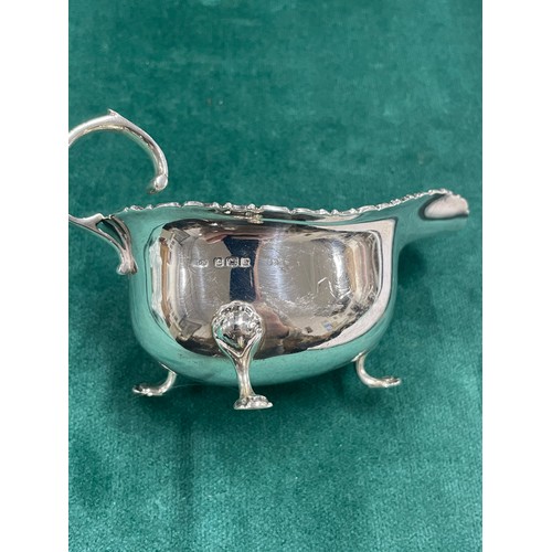 224 - Edwardian Silver Creamer 1906 Birmingham Smith Bros (131g)