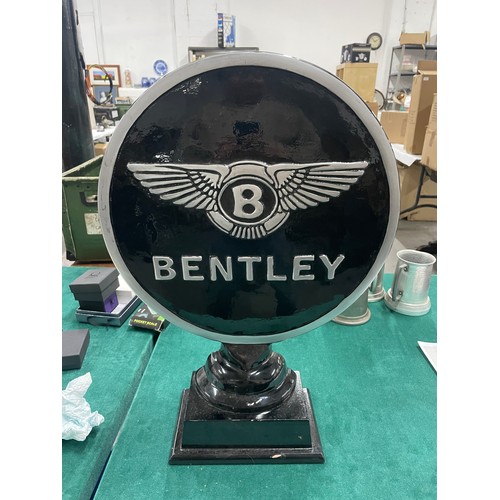 225 - Cast Alloy Reproduction Bently Advertising Sign