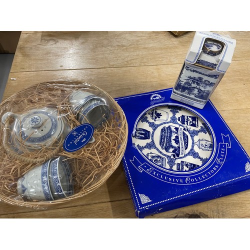 244 - Selection Of New Blue & White Ceramics