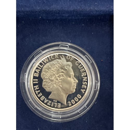 273 - 3 x Silver Proof £1 Coins & Display Case Approx Weight 32g