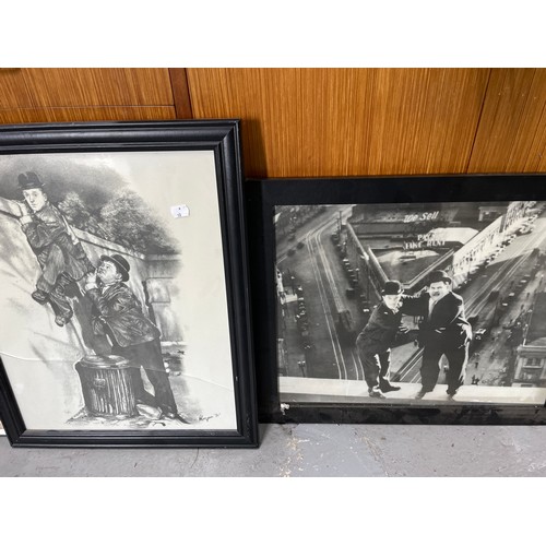 64 - 2 x Laurel & Hardy Prints