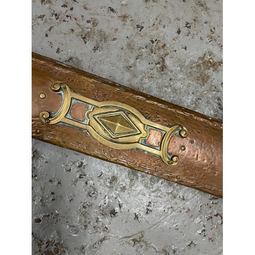 75 - Antique Copper & Brass Fire Hearth